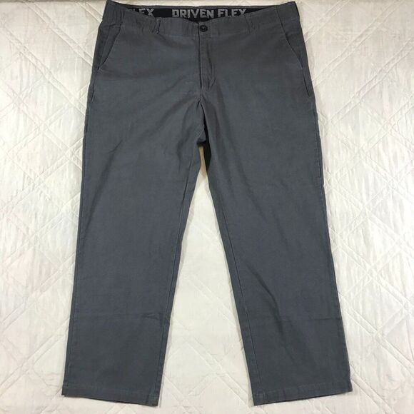 The Drive Clothing Driven Flex gray chino pants 42X30 - Picture 1 of 7